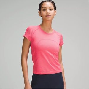 Lululemon Swiftly Tech Short Sleeve Shirt peach